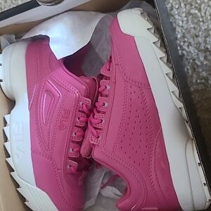 Fila Hot Pink Girls Sneaker